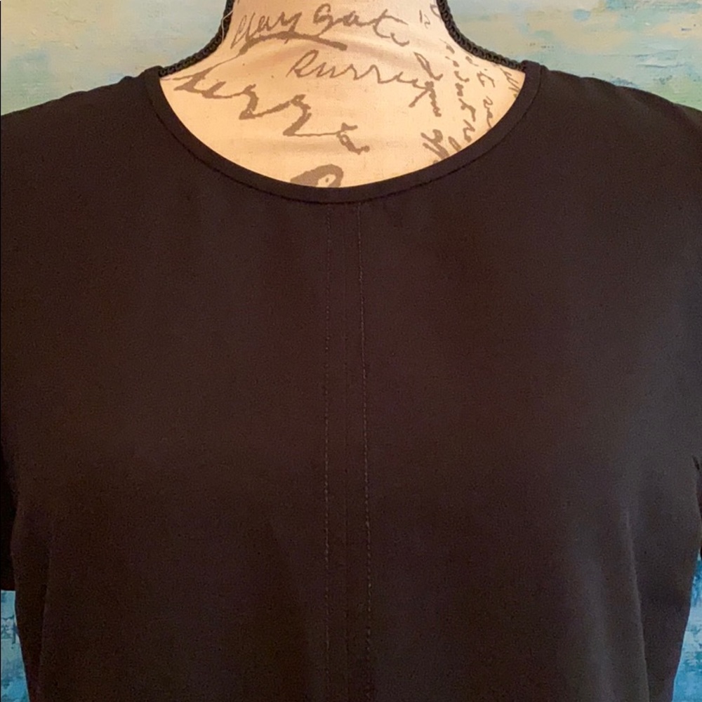 Ann Taylor Black Peplum Blouse - Picture 2 of 4